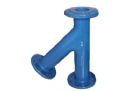 Ductile Iron All Flanged Tee with 45° Branch